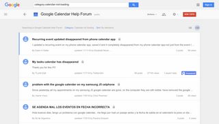 Calendar not loading - Google Product Forums