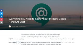 Everything You Need to Know About the New Google Hangouts Chat