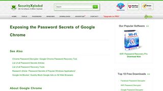 Exposing the Password Secrets of Google Chrome - www ...
