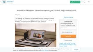 How to Disable Chrome Login on Mac Startup | MacFly Pro Blog