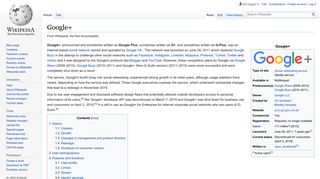Google+ - Wikipedia