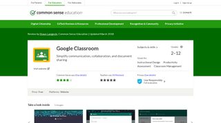 Google Classroom Review for Teachers | Common Sense Education
