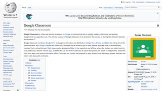 Google Classroom - Wikipedia