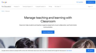 Classroom: manage teaching and learning | Google for Education