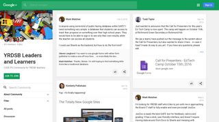YRDSB Leaders and Learners - Google+ - Google Plus