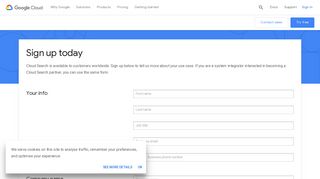 Sign up | Google Cloud