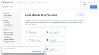 Cloud Storage documentation | Cloud Storage | Google Cloud