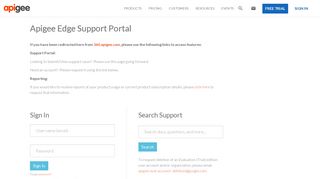 Apigee Edge Support Portal | Apigee