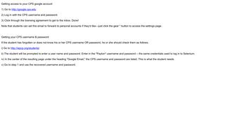 CPS email