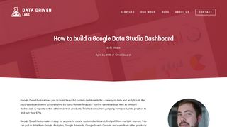How to Build A Google Data Studio Dashboard - Step-by-Step Tutorial