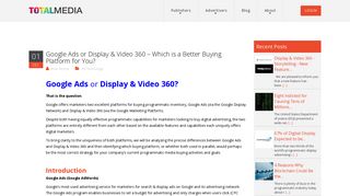 Google Ads or Display & Video 360 - Which is a Better Buying Platform ...