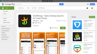 DraftKings - Daily Fantasy Sports for Cash Prizes - Apps on Google Play