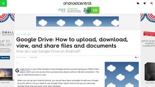Google Drive: How to upload, download, view, and ... - Android Central