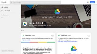 Google Drive - Google+