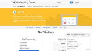 Google Drive | Learning Center | G Suite