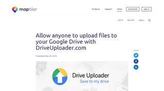Allow anyone to upload files to your Google Drive with DriveUploader ...