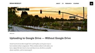Uploading to Google Drive — Without Google Drive — Brian Moseley