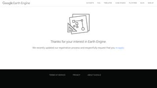 New Earth Engine Sign Up – Google Earth Engine