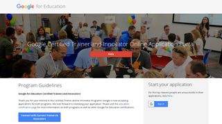 Google for Education: Homepage