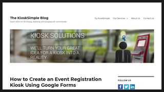 How to Create an Event Registration Kiosk Using Google Forms