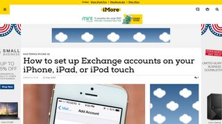 How to set up Exchange accounts on your iPhone, iPad, or iPod touch ...