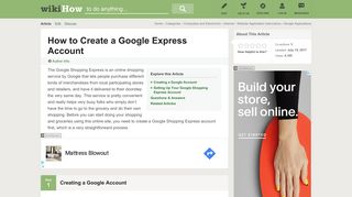 How to Create a Google Express Account: 7 Steps (with Pictures)