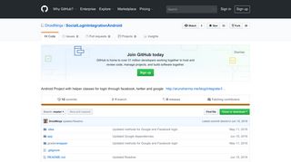 GitHub - DroidNinja/SocialLoginIntegrationAndroid: Android Project ...