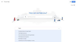 Travel Help - Google Support
