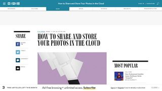 How to Share and Store Pictures with Google Photos, Dropbox ...