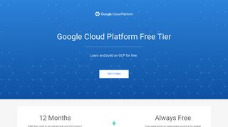 GCP Free Tier - Free Extended Trials and Always Free | Google Cloud