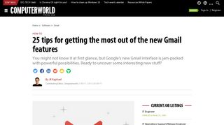 25 tips for getting the most out of the new Gmail features ...