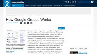 How Google Groups Works | HowStuffWorks
