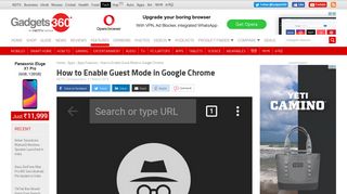How to Enable Guest Mode in Google Chrome | NDTV Gadgets360 ...