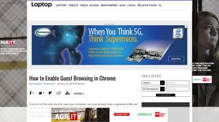 How to Enable Guest Browsing in Chrome - Laptop Mag