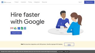 Hire by Google: applicant tracking system & recruiting software