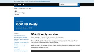 GOV.UK Verify - GOV.UK