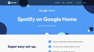 Google Home - Spotify