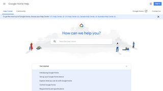 Google Home Help - Google Support