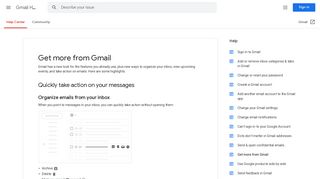 Get more from Gmail - Gmail Help - Google Support