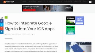 How to Integrate Google Sign In into iOS Apps Using OAuth 2.0