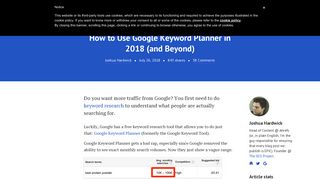 How to Use Google Keyword Planner in 2018 (and Beyond) - Ahrefs