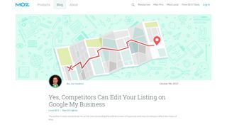 Yes, Competitors Can Edit Your Listing on Google My Business - Moz