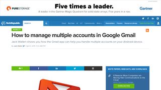 How to manage multiple accounts in Google Gmail - TechRepublic