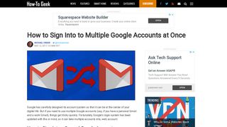 How to Sign Into to Multiple Google Accounts at Once - How-To Geek