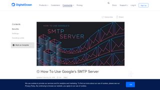 How To Use Google's SMTP Server | DigitalOcean