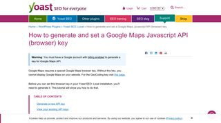 How to generate and set a Google Maps Javascript API (browser) key