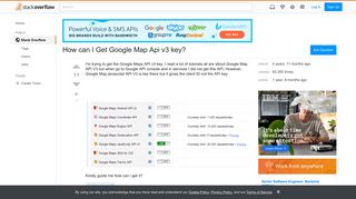 How can I Get Google Map Api v3 key? - Stack Overflow