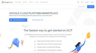 Google Cloud Platform Marketplace Solutions | Google Cloud
