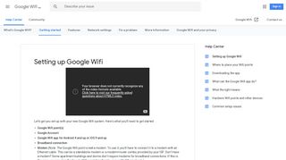 Setting up Google Wifi - Google Wifi Help - Google Support