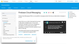 Firebase Cloud Messaging - Google